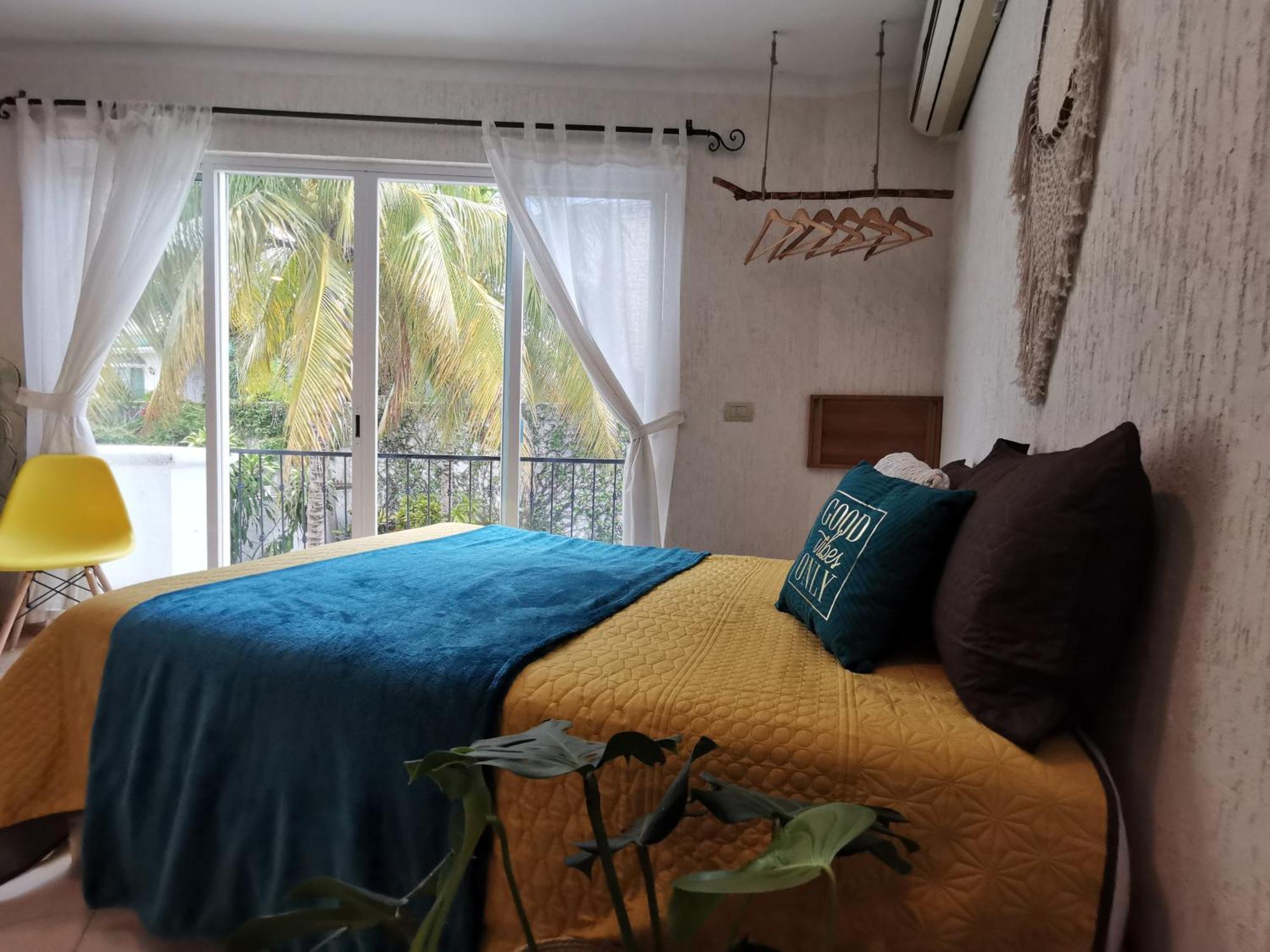 COZY NEAR BEACH APARTMENT - King + Queen + Pool Cancún Kamer foto