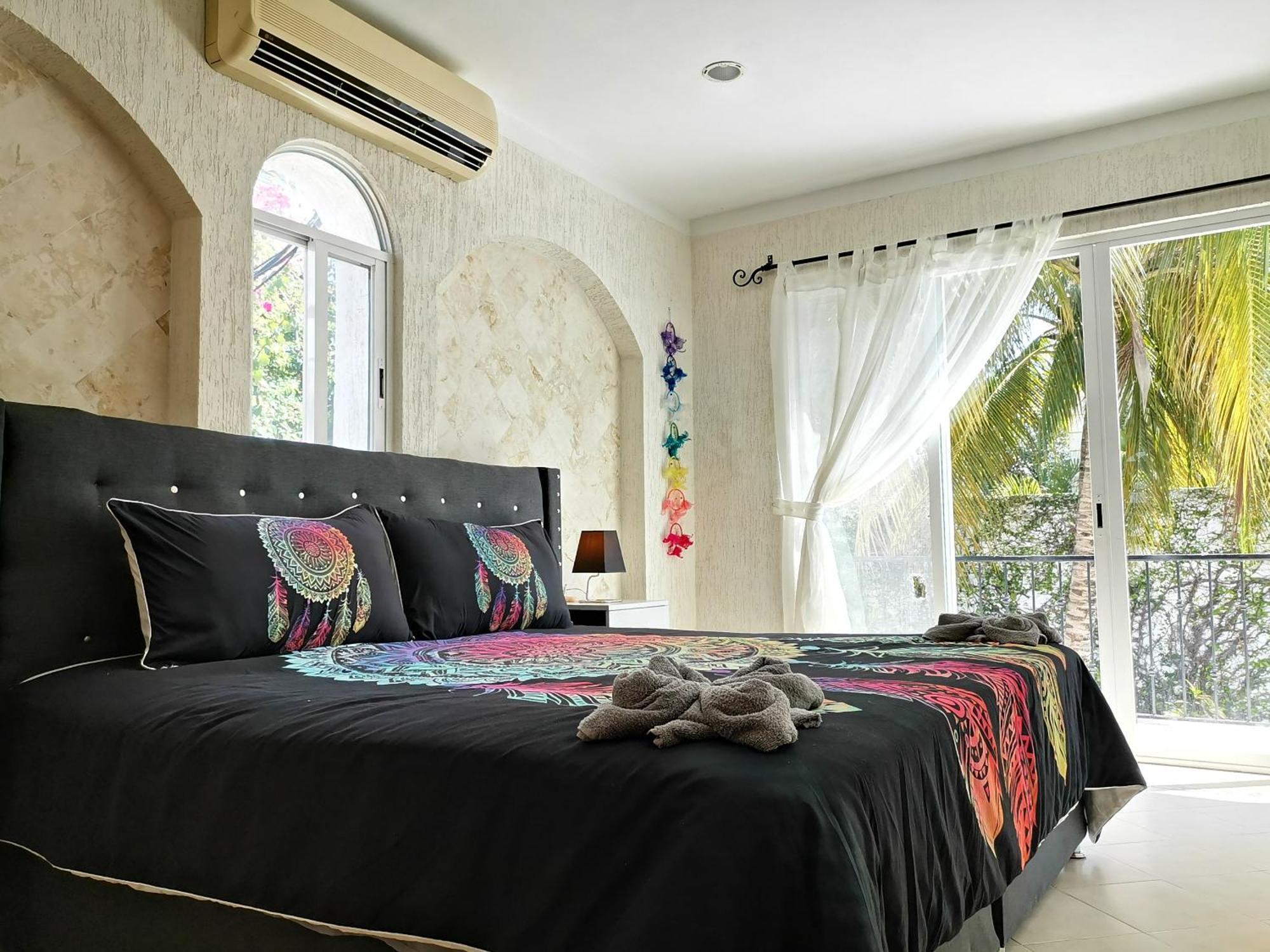 COZY NEAR BEACH APARTMENT - King + Queen + Pool Cancún Kamer foto