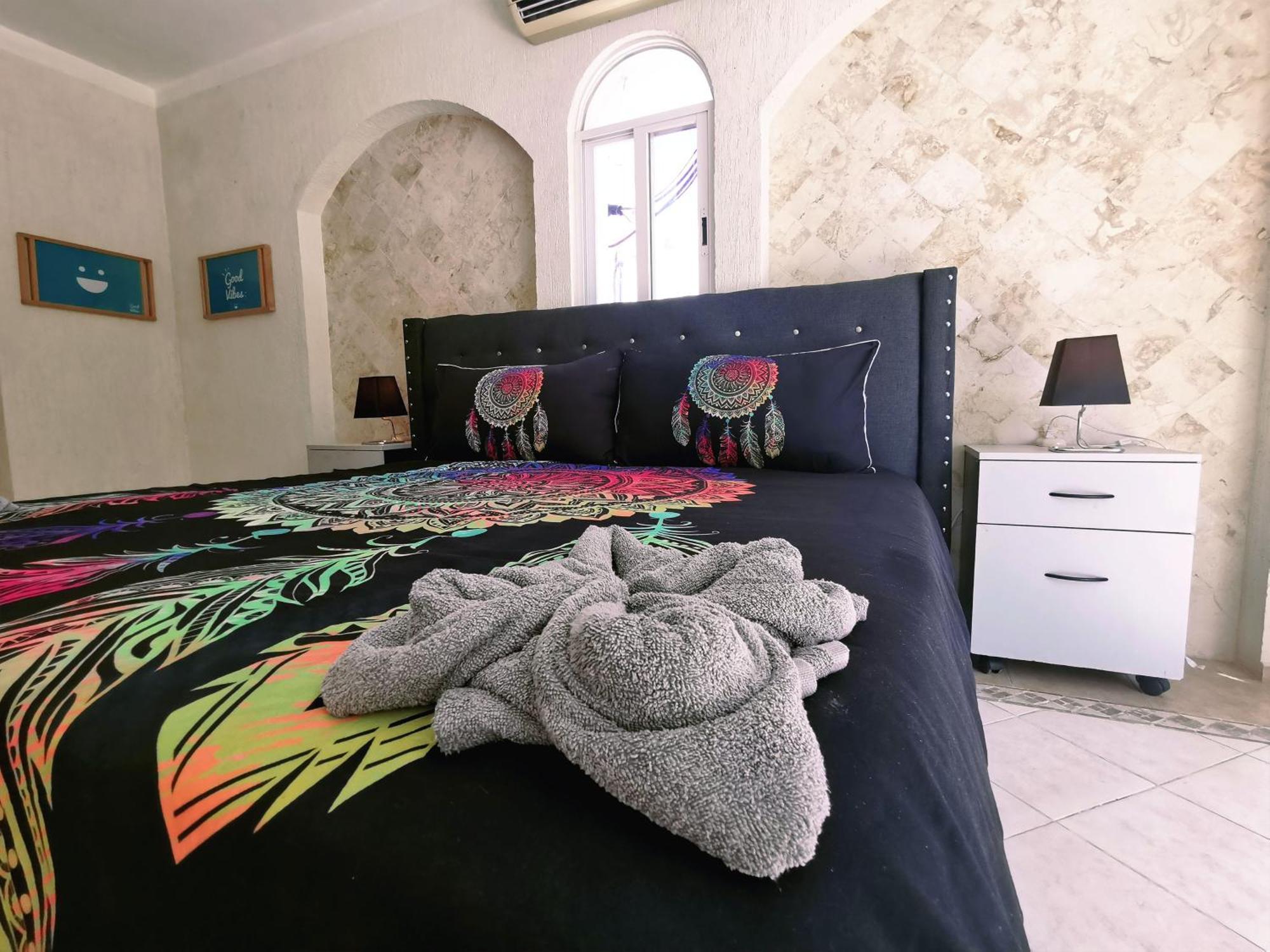 COZY NEAR BEACH APARTMENT - King + Queen + Pool Cancún Kamer foto