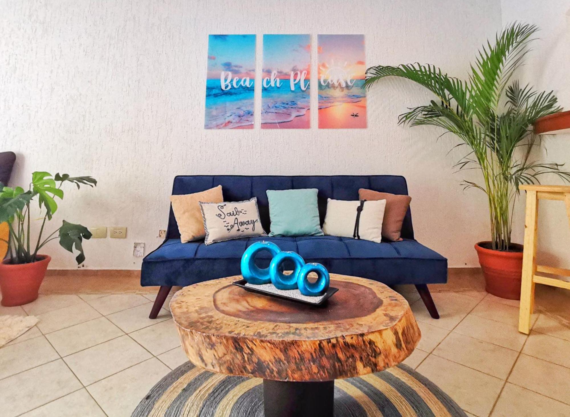 COZY NEAR BEACH APARTMENT - King + Queen + Pool Cancún Kamer foto