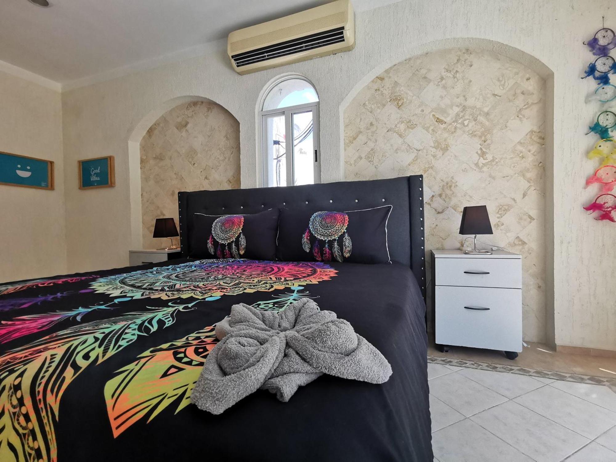 COZY NEAR BEACH APARTMENT - King + Queen + Pool Cancún Kamer foto
